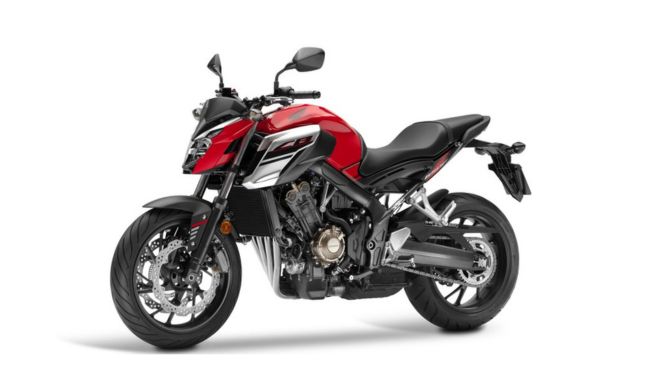 Honda CB650R wide view