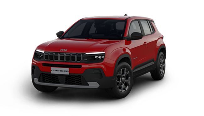 Jeep Avenger Red view