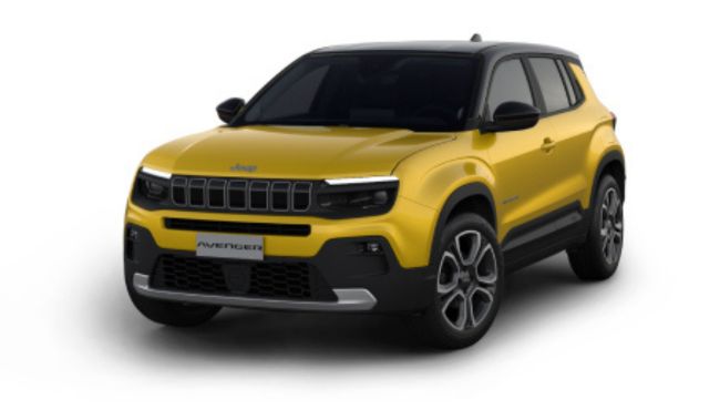 Jeep Avenger Yellow view