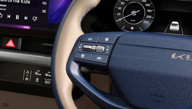 Kia Carens Clavis steering wheel buttons leftside