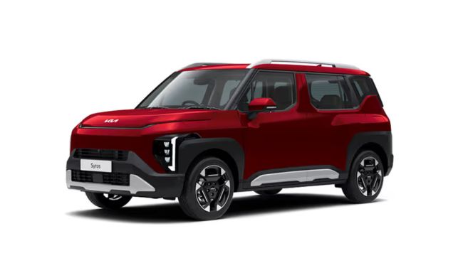 Kia Syros Intense Red Color