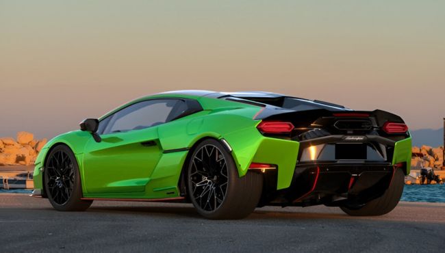 Lamborghini Temerario back view