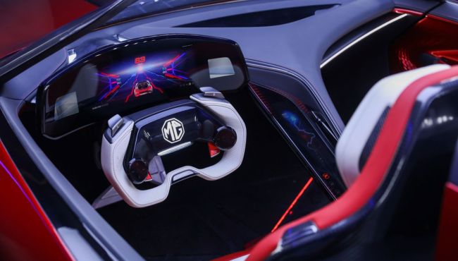 MG Cyberster interior view