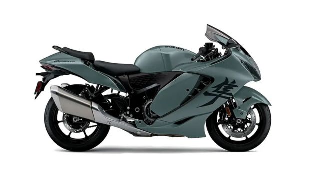 Suzuki Hayabusa Metallic Mat Steel Green Glass Sparkle Black