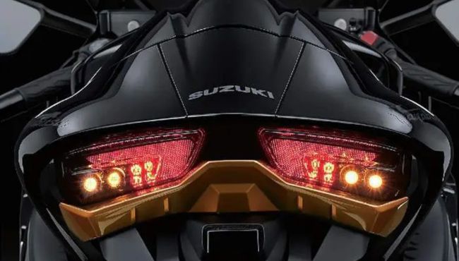 Suzuki Hayabusa back light view