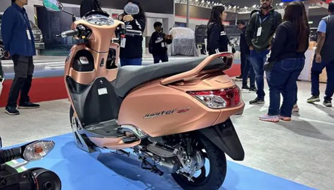 TVS Jupiter CNG back view
