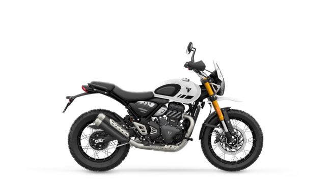 Triumph Scrambler 400 XC Vanilla White