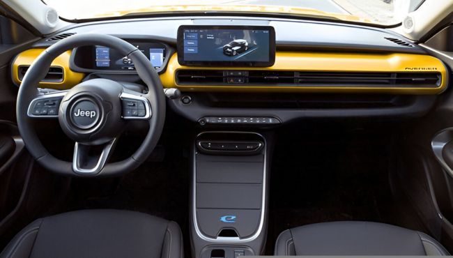 jeep avenger Dashboard view