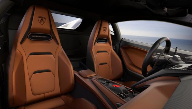 lamborghini temerario interior seats view