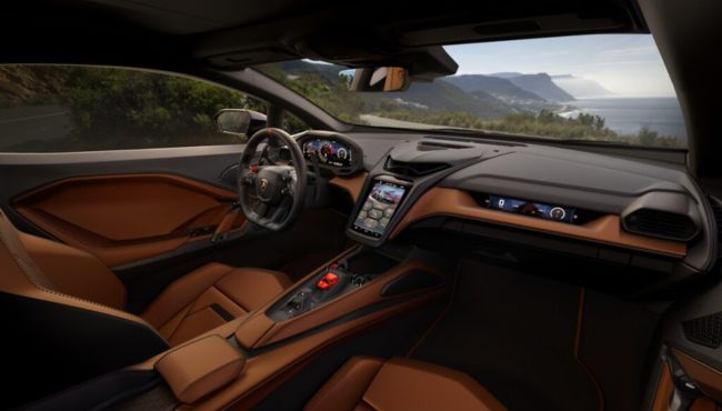 lamborghini temerario interior side view